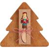 Mud Pie Tree Board Set, Nutcracker, board 7 3/4″ x 8 3/4″ | spreader 5″