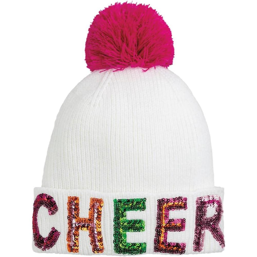 imageMud Pie Womens Mud Pie Womens Holiday BeanieWhite