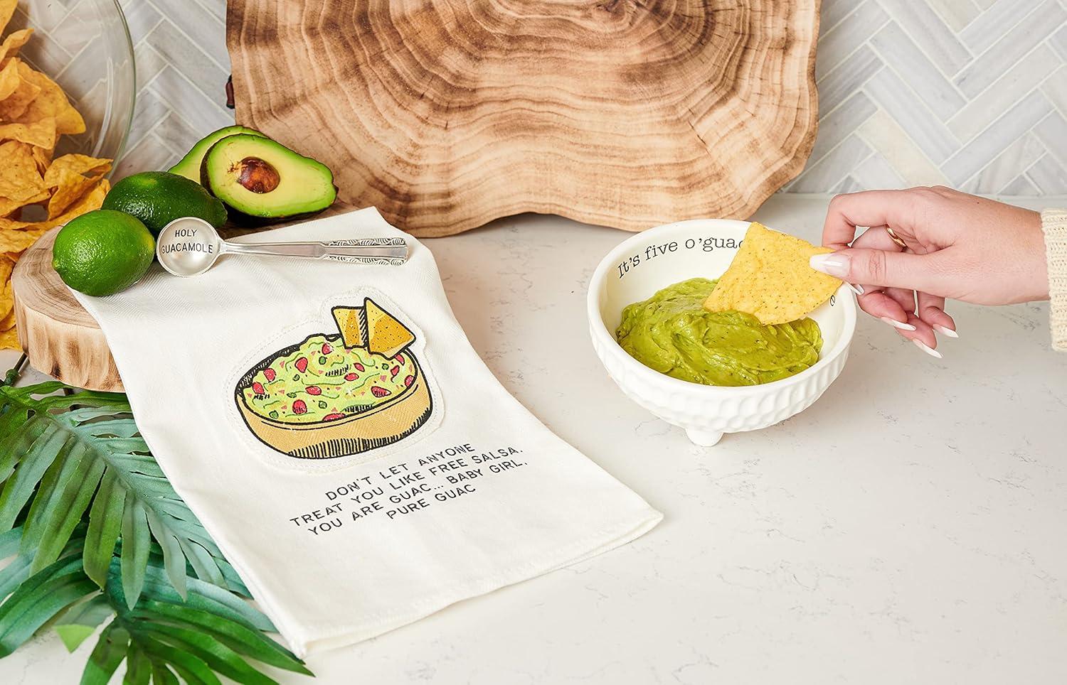 imageMud Pie Guacamole Gift Box Set Includes Circa Guacamole Bowl and Kitchen Towel