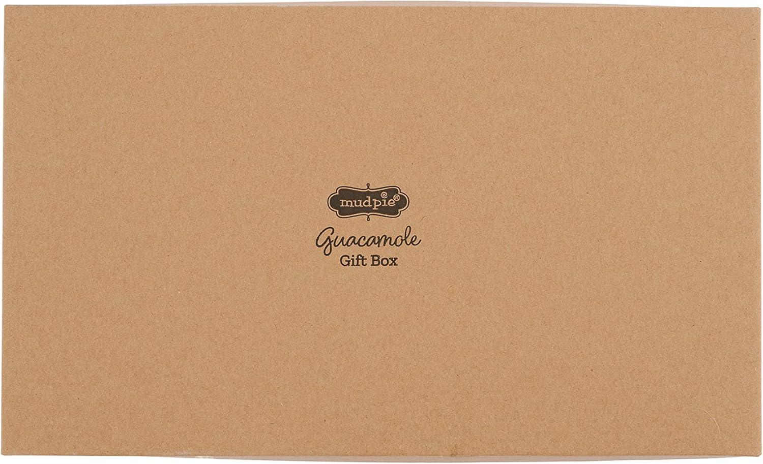 imageMud Pie Guacamole Gift Box Set Includes Circa Guacamole Bowl and Kitchen Towel