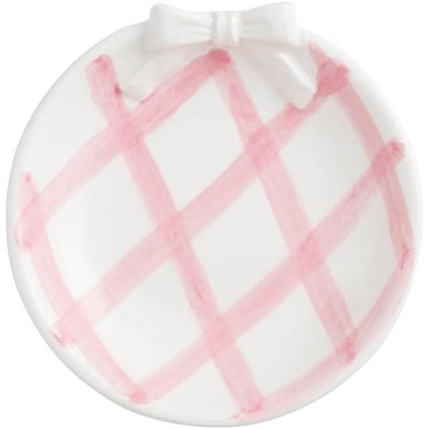 imageMud Pie Valentines Day White Bow Tidbit Dish