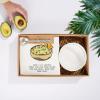Mud Pie Guacamole Gift Box Set | Includes Circa Guacamole Bowl and Kitchen Towel
