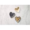 White Marble Foil Heart Tray