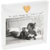 Mud Pie 4X6 Acrylic Heart Cat Frame; 6 1/2″ X 7″
