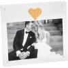 Mud Pie Acrylic Frame With Gold Heart; 6 1/2″ x 7″
