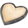 Mud Pie Gray Marble Foil Heart Tray