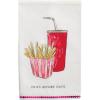 Mud Pie Valentine’s Day Fries Sequin Towel