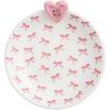 Mud Pie Valentine’s Day Pink Bow Tidbit Dish