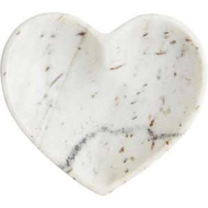 Mud Pie Marble Heart Trinket Dish; 3 3/4″ x 4 1/4″
