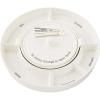 Mud Pie Taco Bar And Tortilla Warmer, 2″ x 15″ dia | tongs 7″, White