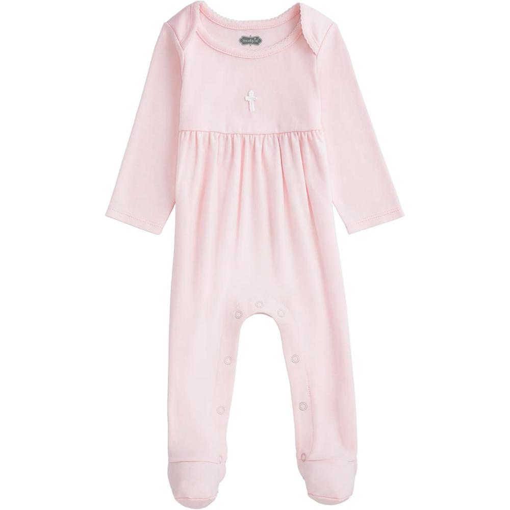 image:imageMud Pie Baby Sleeper with Crochet CrossPink