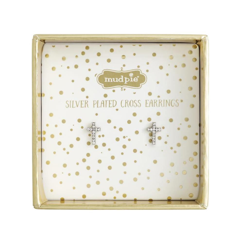image:imageMud Pie Little Girl Gold Cross Stud EarringsSILVER