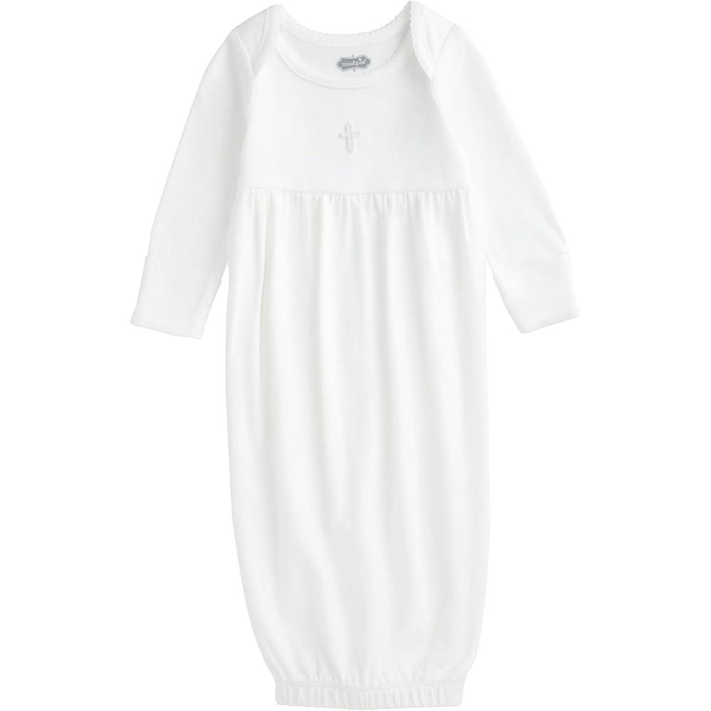image:imageMud Pie Unisex Baby Crochet Cross Christening Gown
