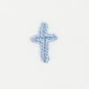 Mud Pie Baby Crochet Cross Gown(Blue)