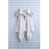 Mud Pie Blue Bunny Hooded Towel(Pink)