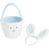 Mud Pie Blue Light Up Easter Basket(Blue)