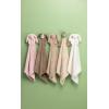 Mud Pie Pink Bunny Plush Blanket(Beige/Khaki)