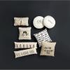 Mud Pie Polyester XOXOXO Washed Canvas Long Pillow 4163015, 1 Count (Pack of 1)(XOXOXO)