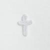 Mud Pie Unisex Baby Ivory Sleeper with Crochet Cross