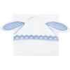 Mud Pie Blue Bunny Hooded Towel(Blue)