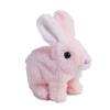 Mud Pie Brown Hopping Easter Bunny Plush(PINK)
