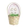 Mud Pie Little Girl White Easter Bunny Stud Earrings(WHITE)