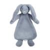 Mud Pie Taupe Bunny Plush Woobie(BLUE)