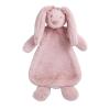 Mud Pie Taupe Bunny Plush Woobie(PINK)