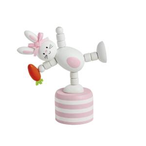 Mud Pie Easter Chick Collapsing Toy(PINK)