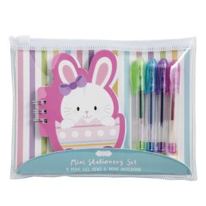 Mud Pie Pink Easter Stationery Set(PINK)