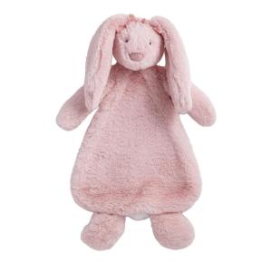 Mud Pie Taupe Bunny Plush Woobie(PINK)