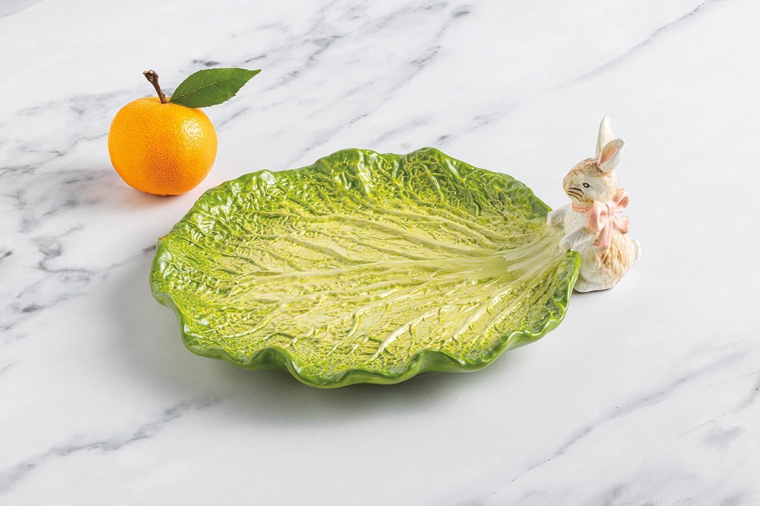 image:imageMud Pie Easter Bunny Cabbage Platter