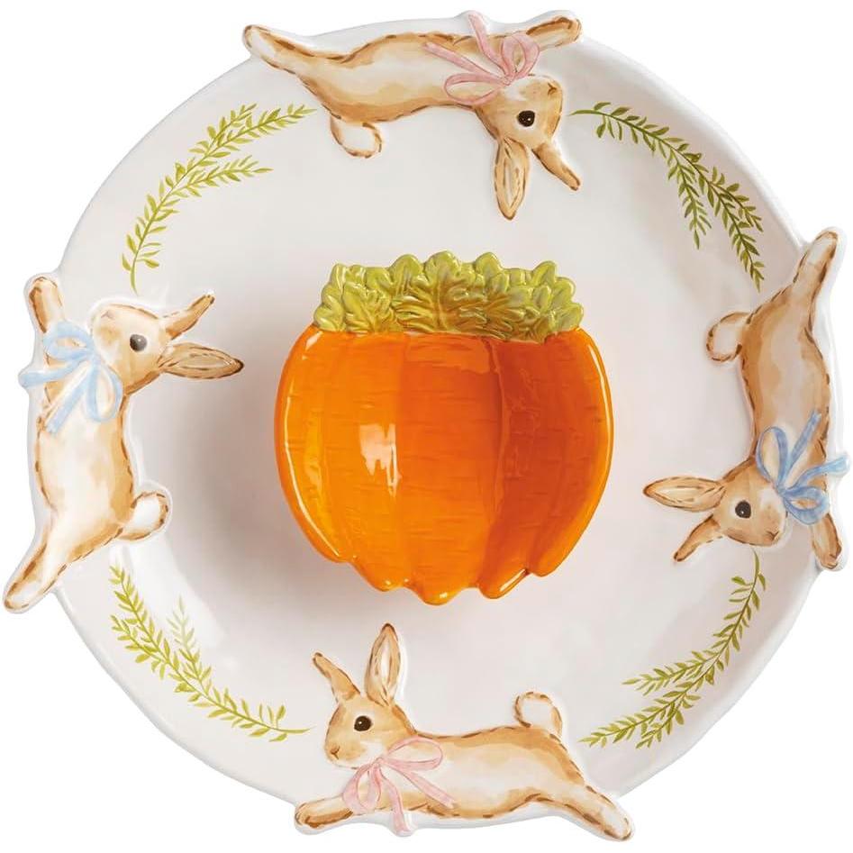 image:imageMud Pie Easter Bunny Chip And Dip Set