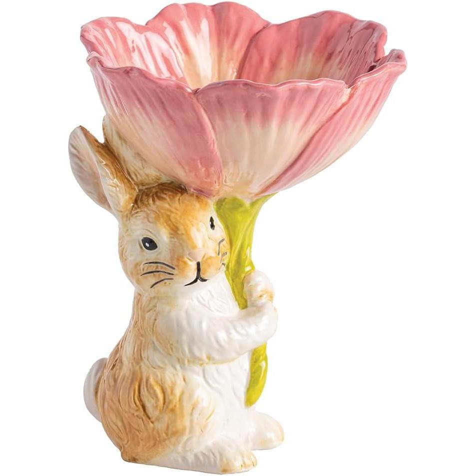 image:imageMud Pie Easter Bunny Flower Candy Pedestal