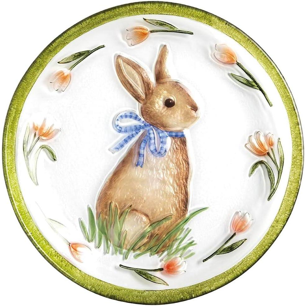 image:imageMud Pie Easter Bunny Glass Platter