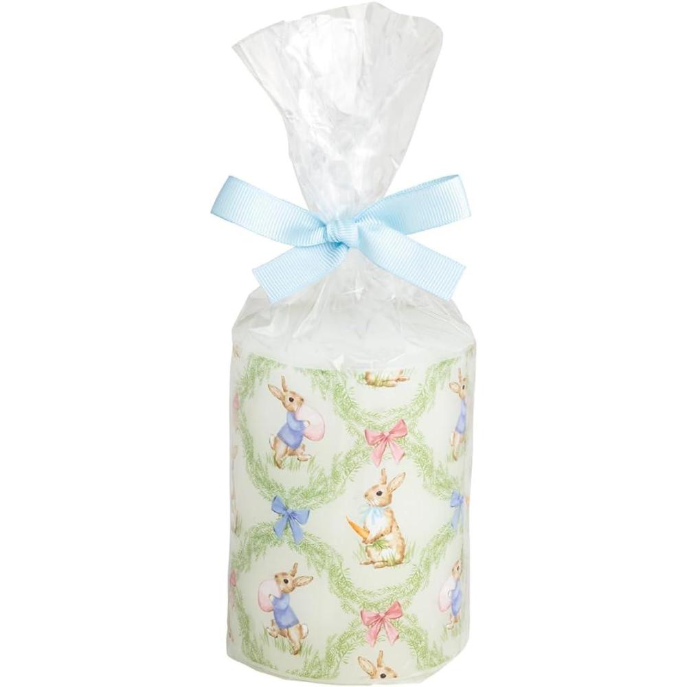 image:imageMud Pie Easter Bunny Pillar CandleGreen Easter Bunny