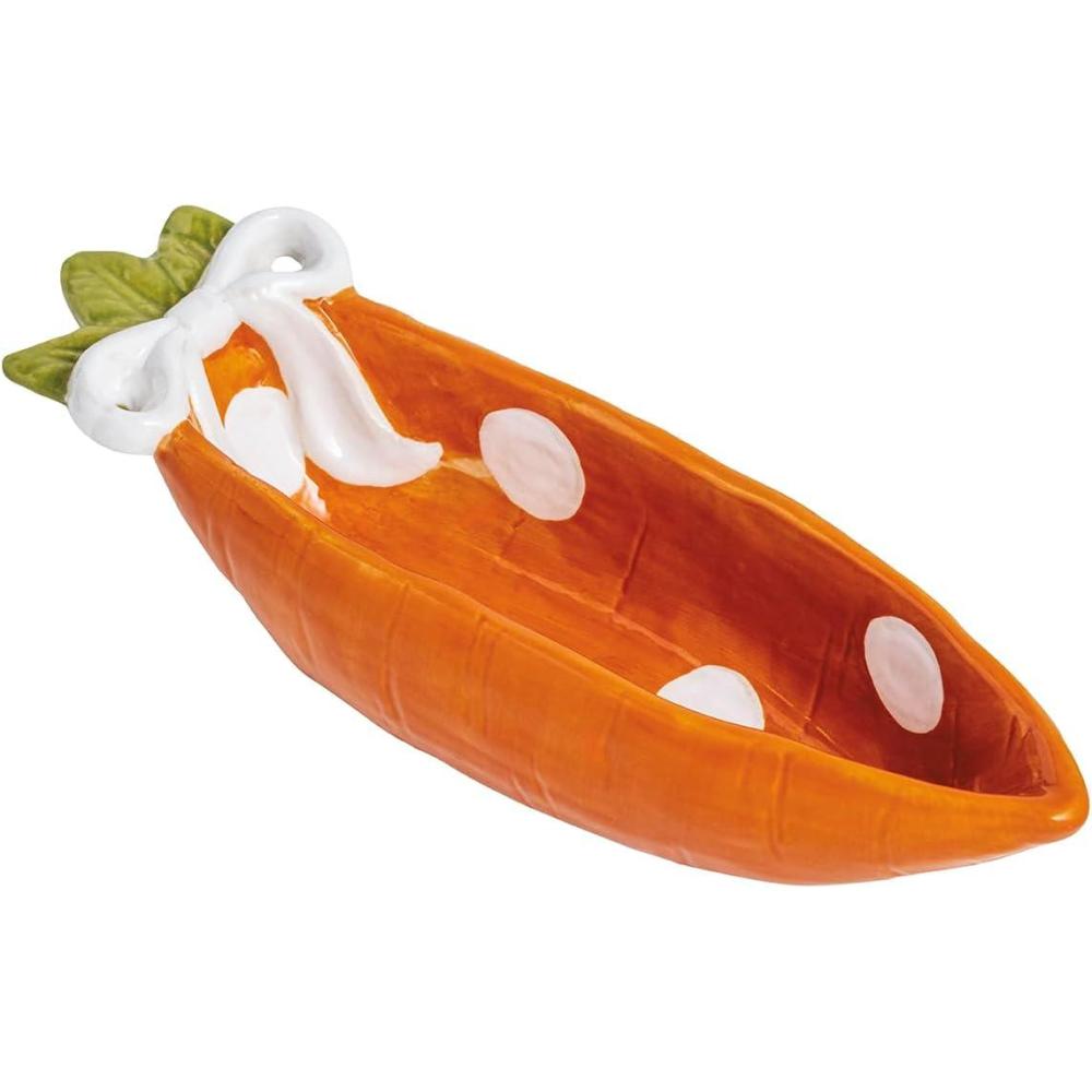 image:imageMud Pie Easter Orange Polka Dot Carrot Candy Tidbit BowlOrange Polka Dot
