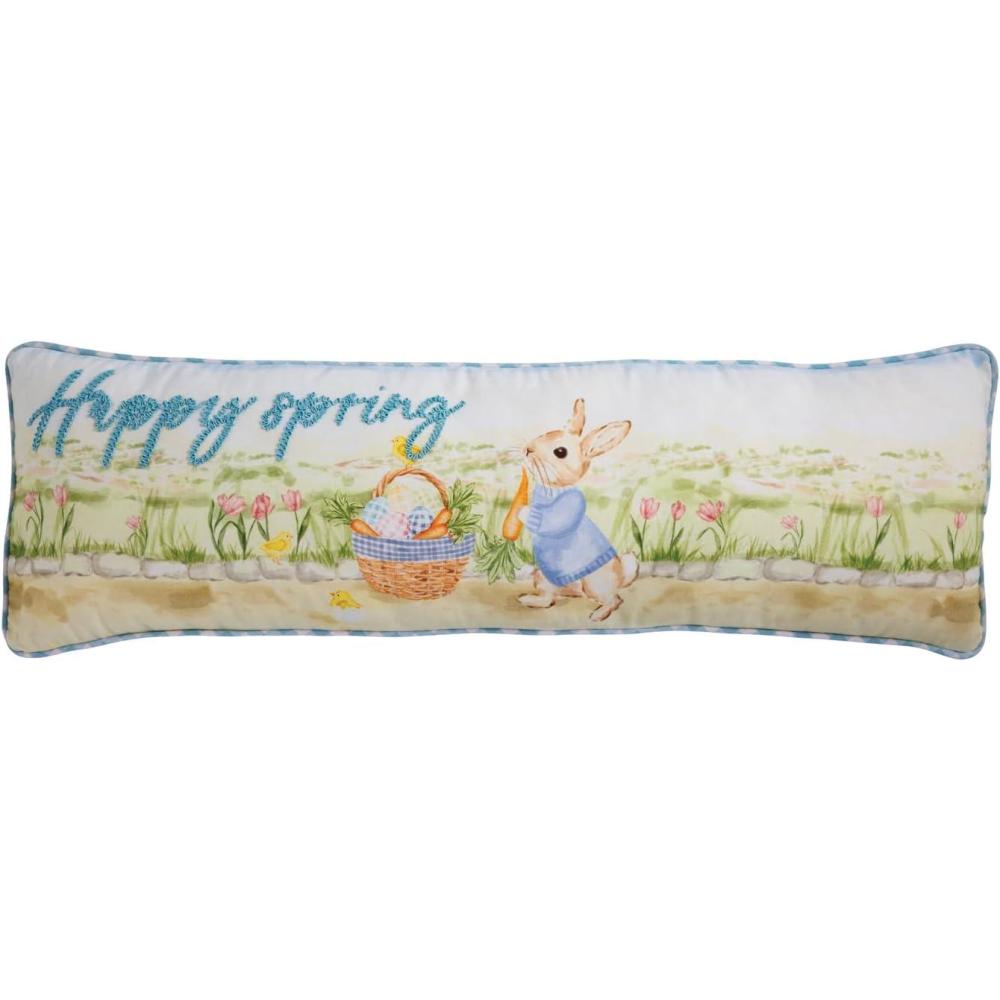 image:imageMud Pie Long Easter Scene Decorative Pillow