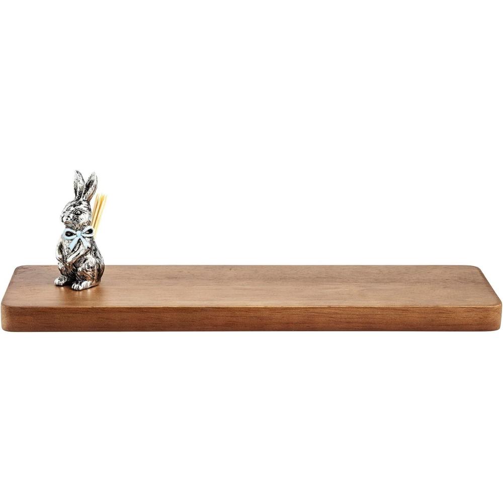 image:imageMud Pie Metal Easter Bunny Toothpick Tray