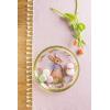 Mud Pie Easter Bunny Glass Platter