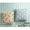 Mud Pie Easter Bunny Jacquard Pillow(Blue Bunny)