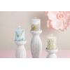 Mud Pie Easter Bunny Pillar Candle(Green Easter Scene)