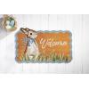 Mud Pie Easter Bunny Welcome Scalloped Doormat