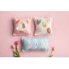 Mud Pie Easter Eggs Felted Mini Pillow(White)