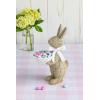 Mud Pie Easter Woven Resin Bunny Tray Sitter