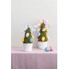 Mud Pie Small Moss Easter Egg Tree, 10″ x 3 1/4″ Dia(Green)