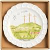 Mud Pie Easter Boxed Cross Plate