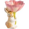 Mud Pie Easter Bunny Flower Candy Pedestal