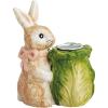 Mud Pie Easter Cabbage Ceramic Taper Holder(Green)