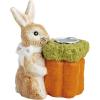 Mud Pie Easter Cabbage Ceramic Taper Holder(Orange)
